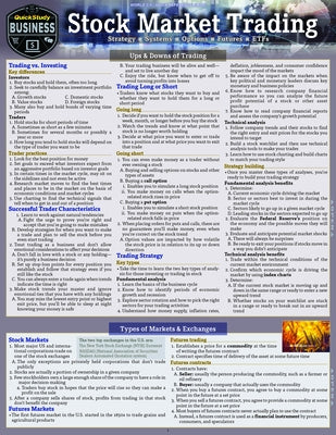 Stock Market Trading: Quickstudy Laminated Reference Guide by Epstein, Lita
