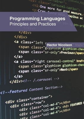 Programming Languages: Principles and Practices by Nicolson, Hector