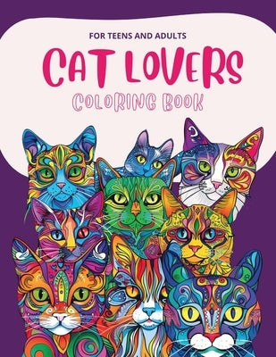 Cat Coloring Book for Adults: 35 Designs in Various Styles, Anti-Stress and Relaxation, for Cat Lovers by Coloring Books, Gallerint