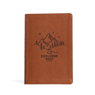 CSB Explorer Bible for Kids, Brown Mountains Leathertouch: Placing God's Word in the Middle of God's World by Csb Bibles by Holman
