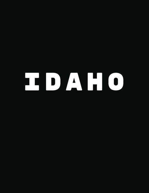 Idaho: Black and White Decorative Book to Stack Together on Coffee Tables, Bookshelves and Interior Design - Add Bookish Char by Decor, Bookish Charm