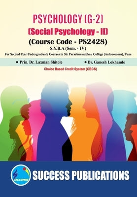 Social Psychology - II (G-2)(S.Y.B.A, S.P. College, Sem.-IV) by Prin Laxman Shitole, Ganesh