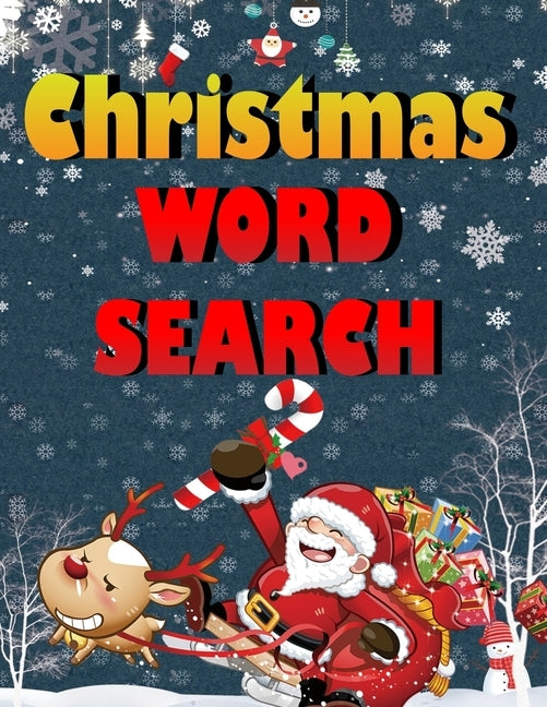 Christmas word search.: Easy Large Print Puzzle Book for Adults, Kids & Everyone for the 25 Days of Christmas. by Press House, Blue Moon