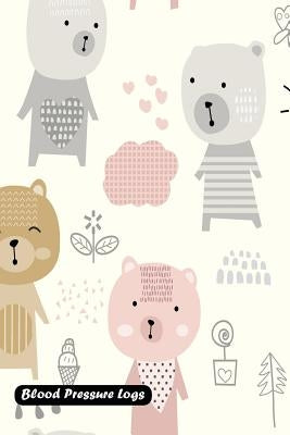 Blood Pressure Log: Cute bear cover by Shamrock Logbook