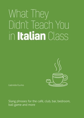 What They Didn't Teach You in Italian Class: Slang Phrases for the Cafe, Club, Bar, Bedroom, Ball Game and More by Euvino, Gabrielle