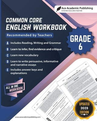Common Core English Workbook: Grade 6 by Publishing, Ace Academic