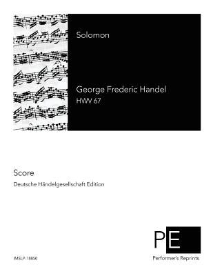 Solomon by Handel, George Frideric