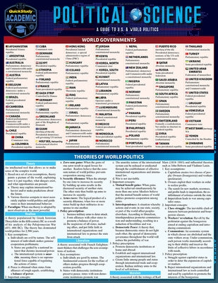 Political Science: A Quickstudy Laminated Reference Guide by Morton, Jeffrey