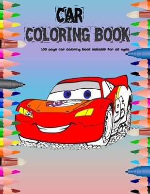 Car Coloring Book: 100 page car coloring book suitable for all ages by Yildirim, Ramazan