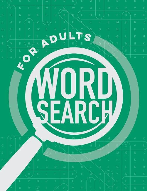 Word Search For Adults by Jane, R.