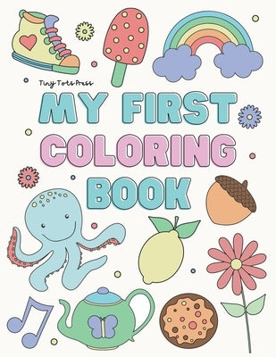 My First Coloring Book: 75 pages of Bold, Simple and Easy Coloring Shapes and Words for Toddler Kids ages 2-5 years for Learning and Early Development by Studio, Dahlia