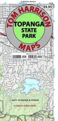 Topanga State Park Trail Map by Tom Harrison Maps
