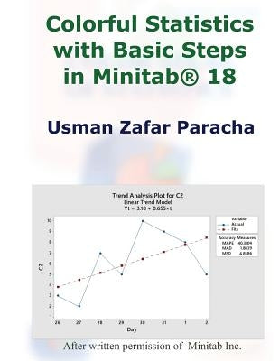 Colorful Statistics with Basic Steps in Minitab(R) 18 by Paracha, Usman Zafar