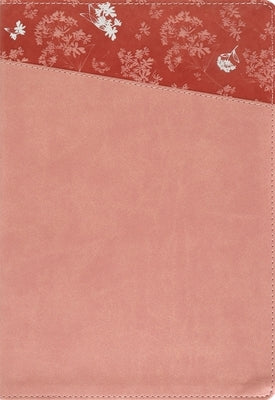 Niv, Thinline Bible, Large Print, Leathersoft, Pink, Red Letter, Thumb Indexed, Comfort Print by Zondervan