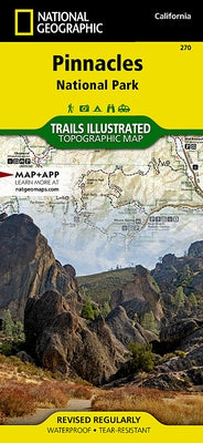 Pinnacles National Park Map by National Geographic Maps - Trails Illust