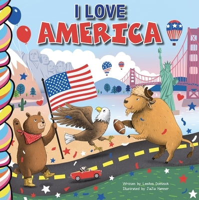 I Love America 7x7 by Hamner, Jiajia
