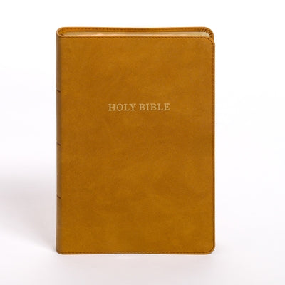 KJV Personal Size Giant Print Bible, Camel Suedesoft Leathertouch by Holman Bible Publishers