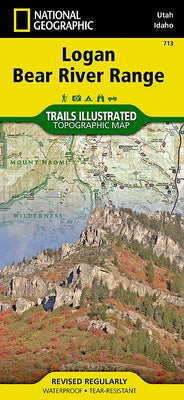 Logan, Bear River Range Map by National Geographic Maps