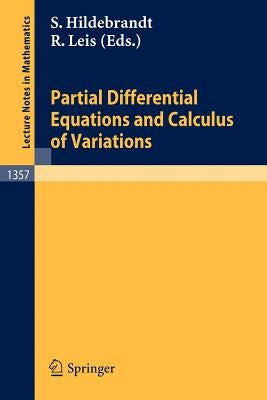 Partial Differential Equations and Calculus of Variations by Hildebrandt, Stefan