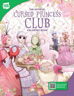The Official Cursed Princess Club Coloring Book: 46 Original Illustrations to Color and Enjoy by Lambcat