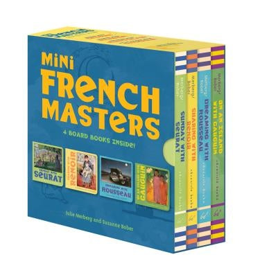 Mini French Masters Boxed Set: 4 Board Books Inside! (Books for Learning Toddler, Language Baby Book) by Merberg, Julie