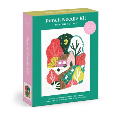 Highland Cottage Punch Needle Kit by Galison, Galison
