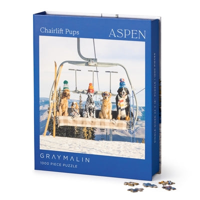 Gray Malin Aspen 1000 Piece Book Box Puzzle by Galison
