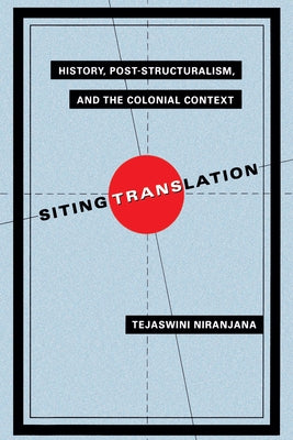 Siting Translation by Niranjana, Tejaswini