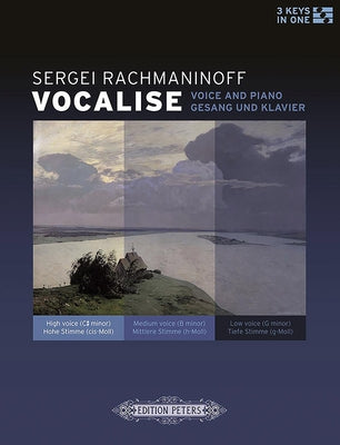 Vocalise for Voice and Piano (3 Keys in One -- High/Medium/Low Voice): Op. 34 No. 14, Sheet by Rachmaninoff, Sergei
