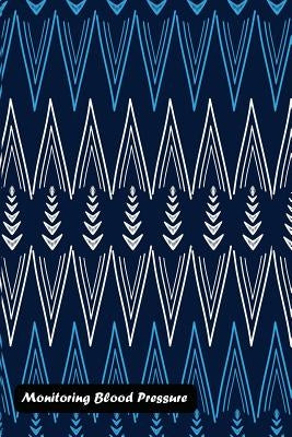 Monitoring Blood Pressure: African zigzag tribal cover by Shamrock Logbook