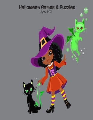 Halloween Games & Puzzles Ages 8-12: Connect The Dots - Spot The Difference - Mazes - Word Search Puzzles - Dot to Dot - Word Search for Kids - Kids A by Plan, Color and