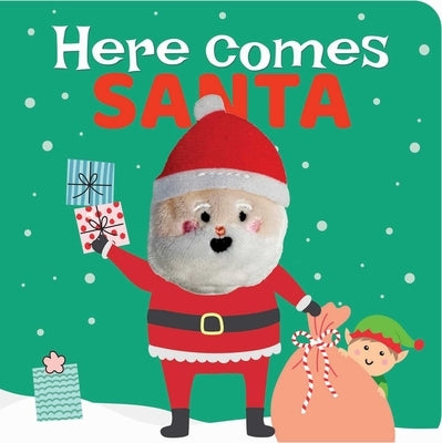 Here Comes Santa: Finger Puppet Book: Board Book with Finger Puppet by Cox, Shelley