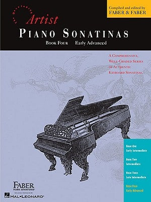 Artist Piano Sonatinas, Book Four, Early Advanced by Faber, Randall