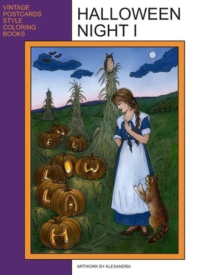 Halloween Night I: Coloring Book by Alexandra