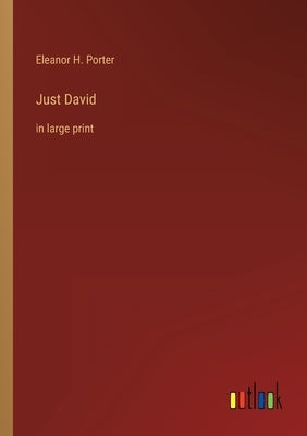 Just David: in large print by Porter, Eleanor H.