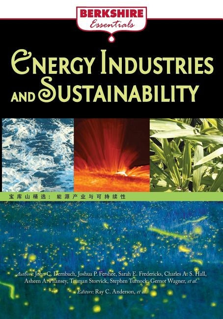 Energy Industries and Sustainability by Anderson, Ray C.