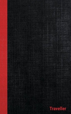 dans Traveller Casebound Hardcover Notebooks, 6 x 9, Black/Red, 108 Ruled pages by Dans Books