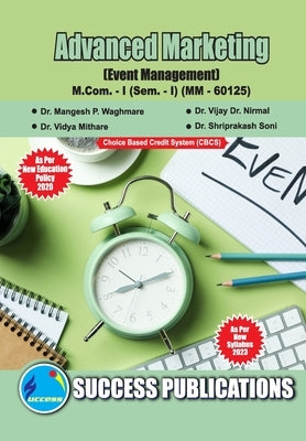 Event management, First Year, M.Com, Sem-I-English by Mangesh P. Waghmare, Vijay D.