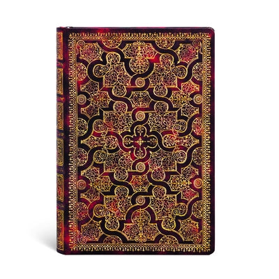 Paperblanks Mystique Le Gascon Hardcover Journals Mini Lined Elastic Band 240 Pg 120 GSM by Paperblanks