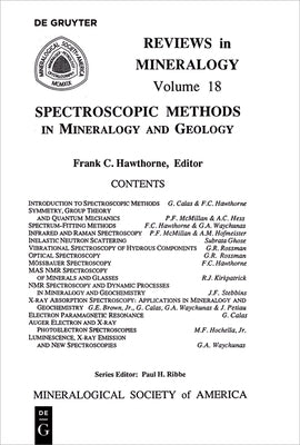 Spectroscopic Methods in Mineralogy & Geology by Hawthorne, Frank C.