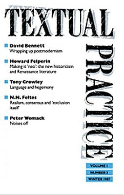 Textual Practice by Hawkes, Terence