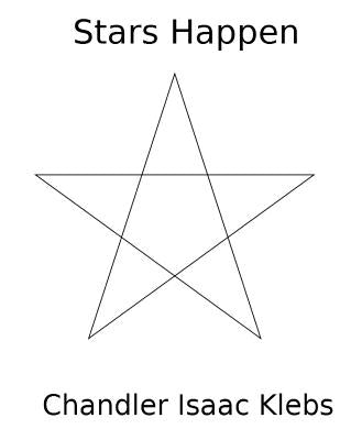 Stars Happen: black and white by Klebs, Chandler Isaac