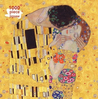 Adult Jigsaw Puzzle Gustav Klimt: The Kiss: 1000-Piece Jigsaw Puzzles by Flame Tree Studio