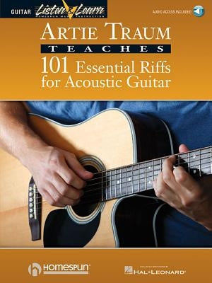 101 Essential Riffs for Acoustic Guitar Book/Online Audio [With Music CD] by Traum, Artie