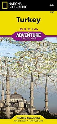 Turkey Map by National Geographic Maps