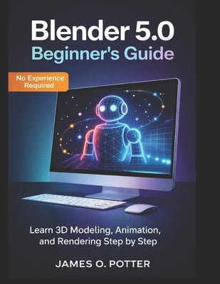 Blender 5.0 Beginner's Guide: Learn 3D Modeling, Animation, and Rendering Step by Step by Potter, James O.