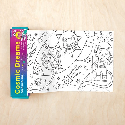 Cosmic Dreams Mini Coloring Roll by Mudpuppy