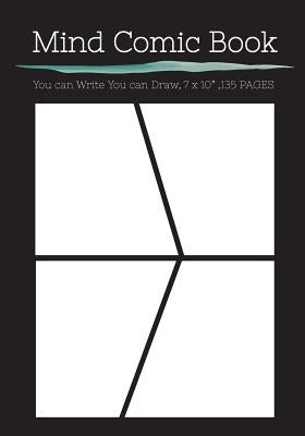 Mind Comic Book - 4 Panel,7 " x 10 ", 135 Pages, Make Your Own Comic Books: Make your own comics come to life by Comic, Mind