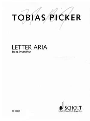Letter Aria from Emmeline: Soprano and Piano by Picker, Tobias