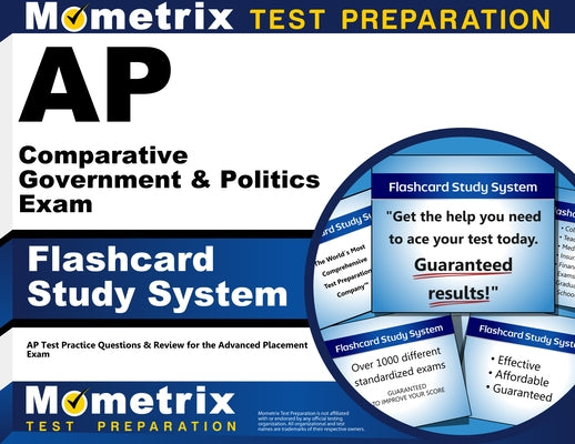 AP Comparative Government & Politics Exam Flashcard Study System: AP Test Practice Questions & Review for the Advanced Placement Exam by Mometrix College Credit Test Team